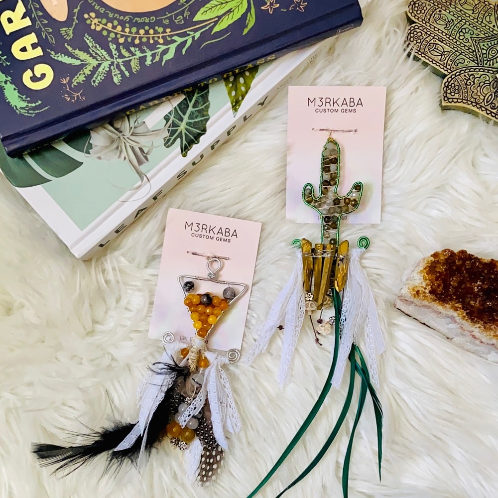 ⚡️ CITRINE & QUARTZ LUCKY SUN CHARM ⚡️